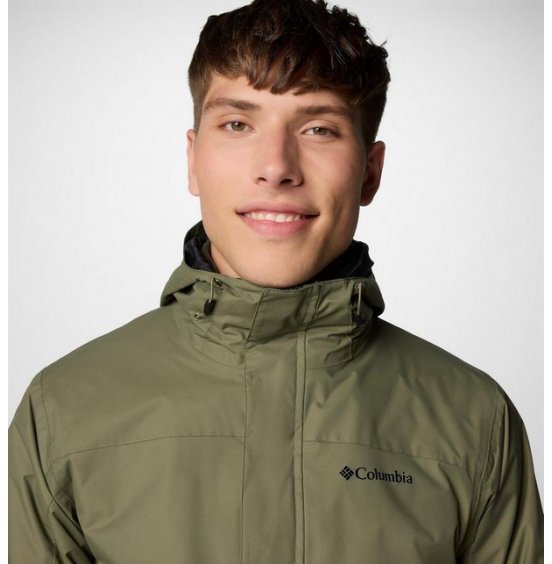 COLUMBIA M TUNNEL FALLS II INTERCHANGE JACKET 3in1 2096924-397 STONE GREEN