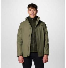 COLUMBIA M TUNNEL FALLS II INTERCHANGE JACKET 3in1 2096924-397 STONE GREEN