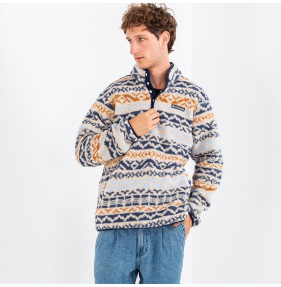 COLUMBIA M RUGGED RIDGE HALF SNAP FLEECE 2097811-278 ΜΠΕΖ