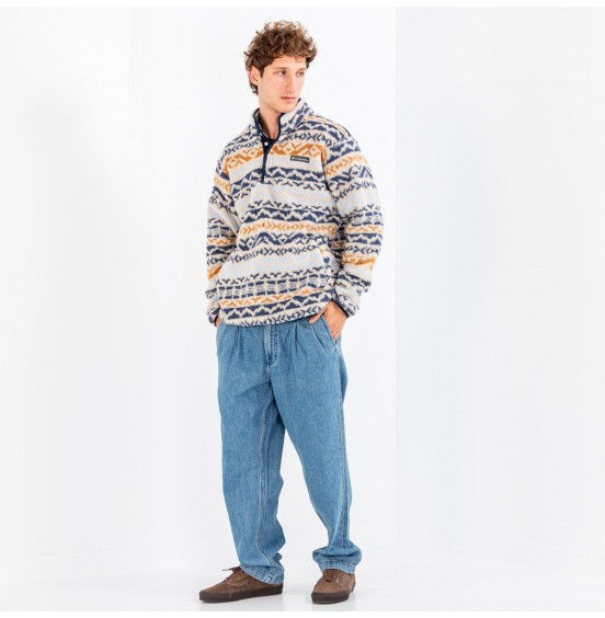 COLUMBIA M RUGGED RIDGE HALF SNAP FLEECE 2097811-278 ΜΠΕΖ