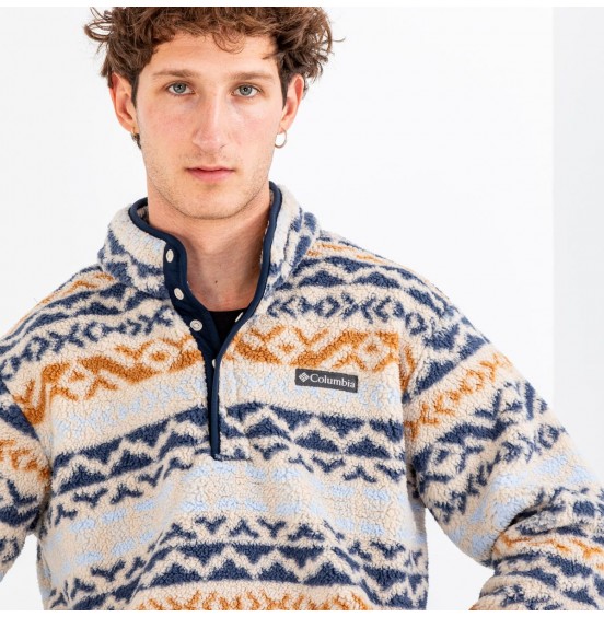 COLUMBIA M RUGGED RIDGE HALF SNAP FLEECE 2097811-278 ΜΠΕΖ