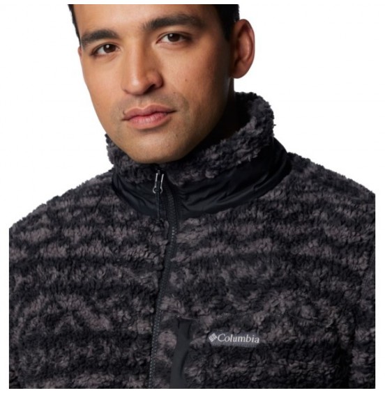 COLUMBIA M WINTER PASS PRINTED FLEECE II 2097841-011 BLACK