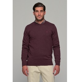 GNIOUS ΑΝΤΡΙΚΟ ΜΑΚΡΥΜΑΝΙΚΟ ΠΟΥΛΟΒΕΡ PLUM MIX 21-300246-8513