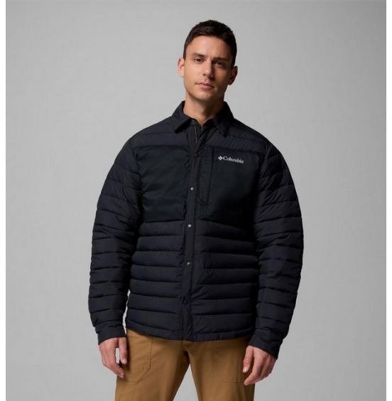COLUMBIA M LANDROMER SHIRT JACKET INTERCHANGE 3in1 2134351-010 BLACK