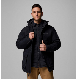 COLUMBIA M LANDROMER SHIRT JACKET INTERCHANGE 3in1 2134351-010 BLACK