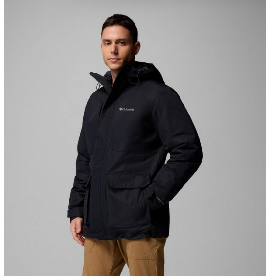 COLUMBIA M LANDROMER SHIRT JACKET INTERCHANGE 3in1 2134351-010 BLACK