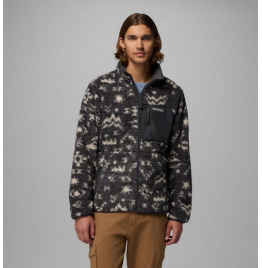 COLUMBIA M WINTER PASS REVERSIBLE FLEECE FULL ZIP 2135651-011 SHARK