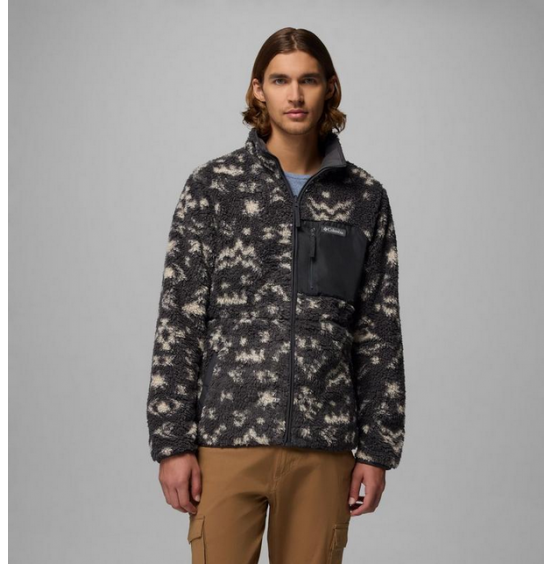 COLUMBIA M WINTER PASS REVERSIBLE FLEECE FULL ZIP 2135651-011 SHARK