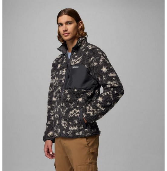 COLUMBIA M WINTER PASS REVERSIBLE FLEECE FULL ZIP 2135651-011 SHARK