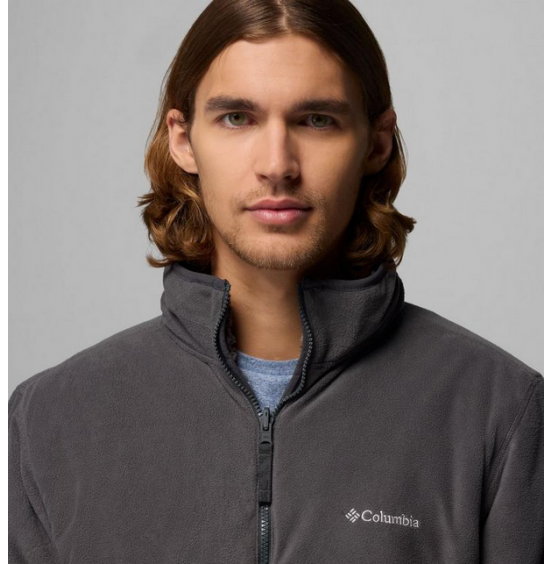 COLUMBIA M WINTER PASS REVERSIBLE FLEECE FULL ZIP 2135651-011 SHARK