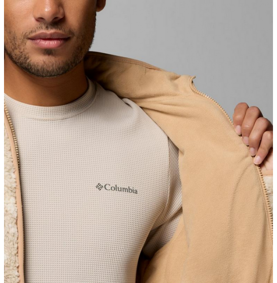 COLUMBIA M WINTER PASS REVERSIBLE FLEECE FULL ZIP 2135651-262 DARK STONE CONOE