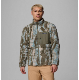 COLUMBIA M WINTER PASS REVERSIBLE FLEECE FULL ZIP 2135651-397 STONE GREEN