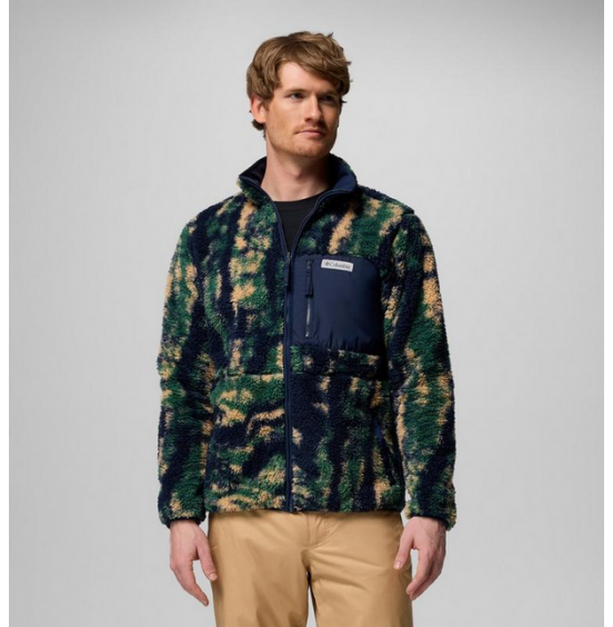 COLUMBIA M WINTER PASS REVERSIBLE FLEECE FULL ZIP 2135651-464 NAVY