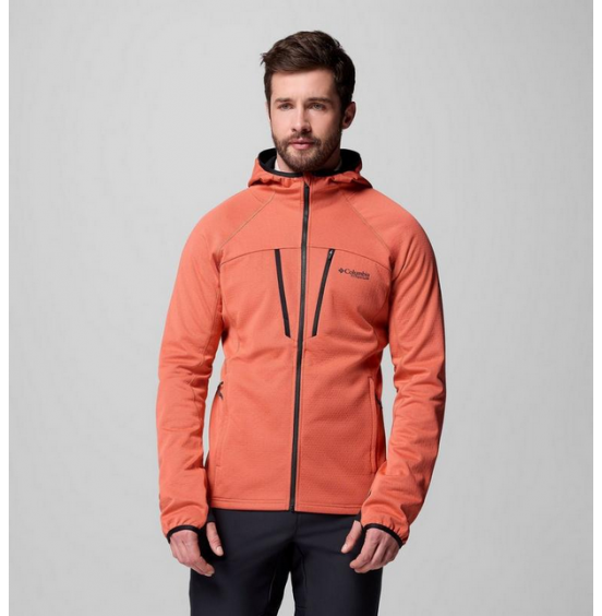COLUMBIA M ΤΕΧΝΙΚΗ ΖΑΚΕΤΑ ARCTIC CREST BONDED FULL ZIP 2137021-864 ORANGE