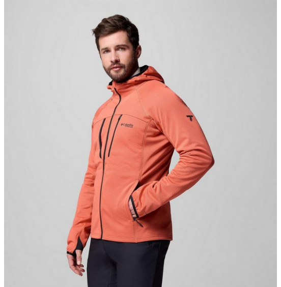 COLUMBIA M ΤΕΧΝΙΚΗ ΖΑΚΕΤΑ ARCTIC CREST BONDED FULL ZIP 2137021-864 ORANGE