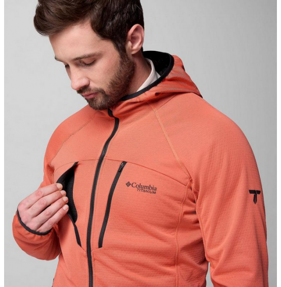 COLUMBIA M ΤΕΧΝΙΚΗ ΖΑΚΕΤΑ ARCTIC CREST BONDED FULL ZIP 2137021-864 ORANGE