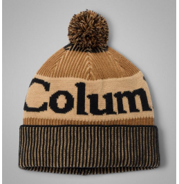 COLUMBIA UNISEX ΣΚΟΥΦΟΣ POLAR POWDER III BEANIE 2137291-011 BLACK CAMEL BROWN