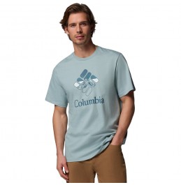 COLUMBIA CSC SEASONAL GRAPHIC TEE ΑΝΔΡΙΚΟ T-SHIRT 2155031-461 LIGHT BLUE