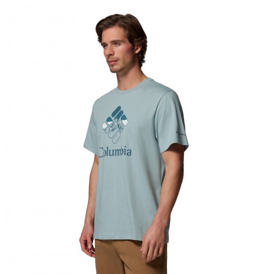 COLUMBIA CSC SEASONAL GRAPHIC TEE ΑΝΔΡΙΚΟ T-SHIRT 2155031-461 LIGHT BLUE