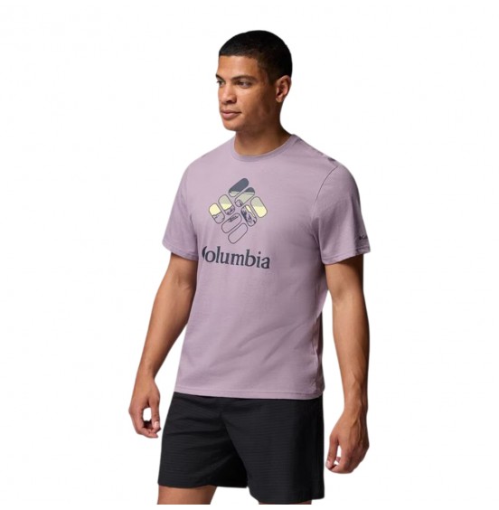 COLUMBIA CSC SEASONAL GRAPHIC TEE ΑΝΔΡΙΚΟ T-SHIRT 2155031-554 SHALE PURPLE