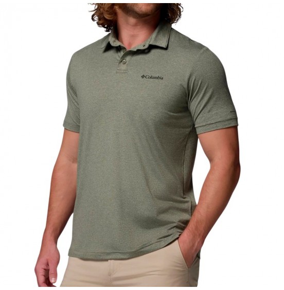 COLUMBIA PARSON POINT 2157433-397 ΑΝΔΡΙΚΟ POLO STONE GREEN