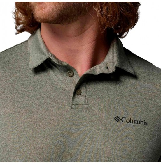 COLUMBIA PARSON POINT 2157433-397 ΑΝΔΡΙΚΟ POLO STONE GREEN