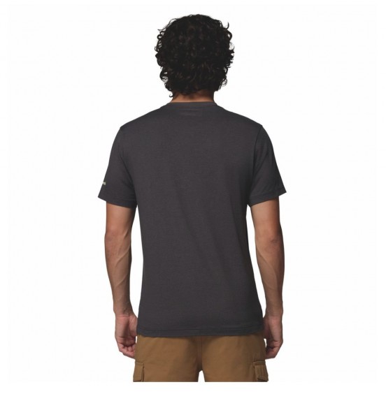 COLUMBIA ΑΝΔΡΙΚΟ ΤΕΧΝΙΚΟ T-SHIRT PARSONS POINT GRAPHIC TEE 2165071-010 BLACK HEATHER