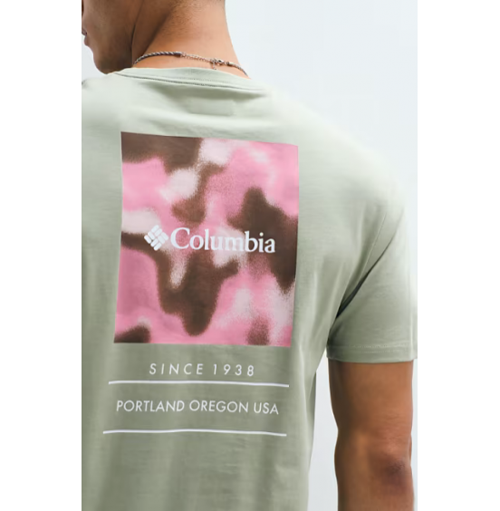 COLUMBIA ΑΝΔΡΙΚΟ T-SHIRT BARTON SPRINGS IIIGRAPHIC TEE 2186281-348 SAFARI