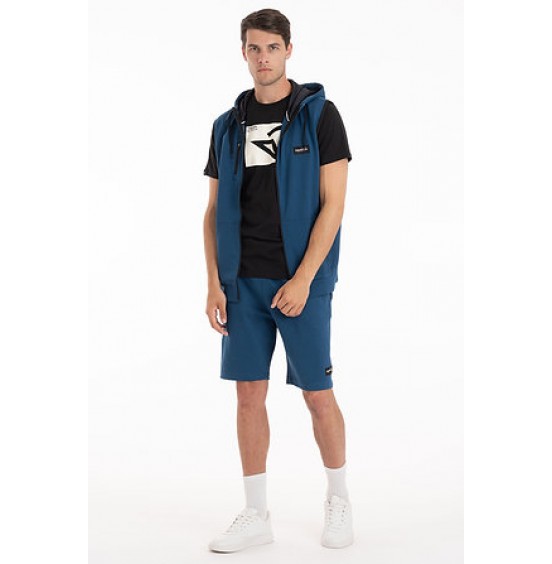 MAGNETIC NORTH ΑΝΔΡΙΚΟ ΑΜΑΝΙΚΗ ΦΟΥΤΕΡ ΖΑΚΕΤΑ TECH FLEECE ZIP HOODIE 22034 BLUE 