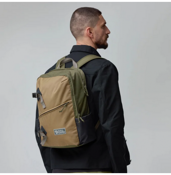 FJALLRAVEN VARDAG BACKPACK 17 L. ΣΑΚΙΔΙΟ ΠΛΑΤΗΣ 23200300-620-221 GREEN CLAY
