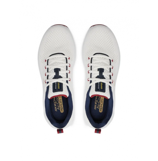 SKECHERS ENGINEERED MESH LACE UP 232625-WNVR VAPOR FOAM ΑΝΔΡΙΚΟ WHITE NAVY RED