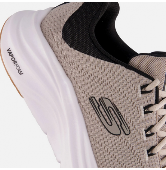 SKECHERS VARIEN 232626-TPBK VAPOR FOAM ΑΝΔΡΙΚΑ ΑΘΛΗΤΙΚΑ TAUPE BLACK