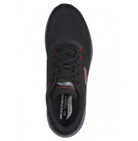 Skechers Arch Fit 2.0 Engineered Ανδρικά Sneakers Μαύρα 232700-BKRD
