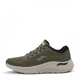 SKECHERS ARCH FIT 2.0 ENGINEERED MESH LACE UP 232700-OLBK OLIVE BLACK
