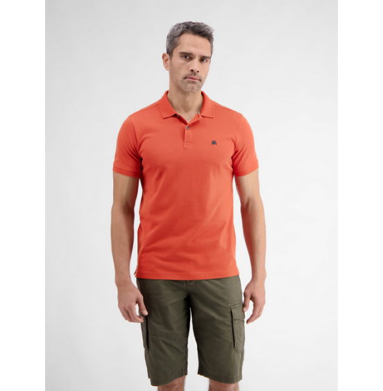 LERROS ΑΝΔΡΙΚΗ ΚΟΝΤΟΜΑΝΙΚΗ POLO ΜΠΛΟΥΖΑ 2423200-327 DEEP CORAL RED