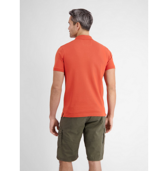 LERROS ΑΝΔΡΙΚΗ ΚΟΝΤΟΜΑΝΙΚΗ POLO ΜΠΛΟΥΖΑ 2423200-327 DEEP CORAL RED