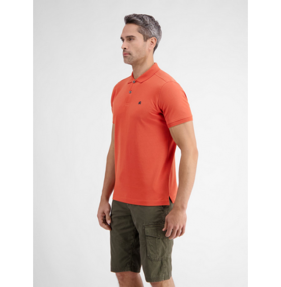 LERROS ΑΝΔΡΙΚΗ ΚΟΝΤΟΜΑΝΙΚΗ POLO ΜΠΛΟΥΖΑ 2423200-327 DEEP CORAL RED