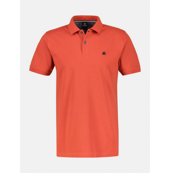 LERROS ΑΝΔΡΙΚΗ ΚΟΝΤΟΜΑΝΙΚΗ POLO ΜΠΛΟΥΖΑ 2423200-327 DEEP CORAL RED