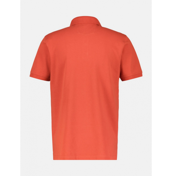 LERROS ΑΝΔΡΙΚΗ ΚΟΝΤΟΜΑΝΙΚΗ POLO ΜΠΛΟΥΖΑ 2423200-327 DEEP CORAL RED