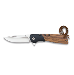ALBAINOX ΣΟΥΓΙΑΣ  zebra wood pocket knife, 6.7cm, 25054