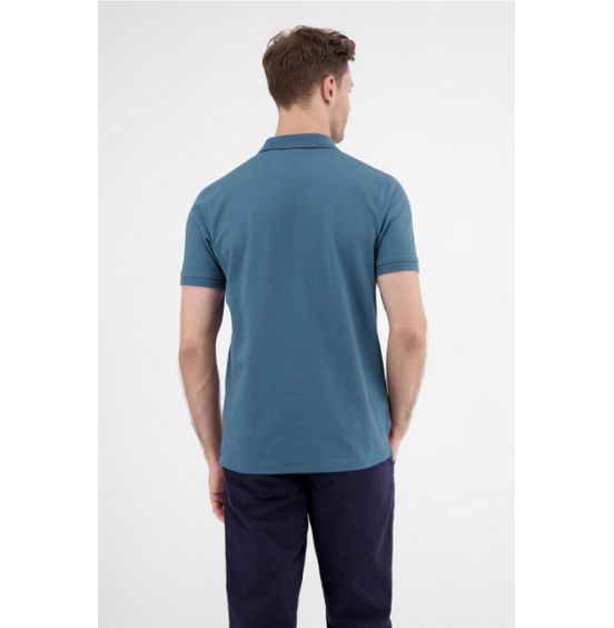 LERROS ΑΝΔΡΙΚΗ ΚΟΝΤΟΜΑΝΙΚΗ POLO ΜΠΛΟΥΖΑ 2523200-443 BLUE