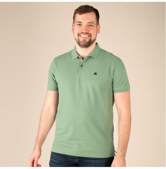 LERROS ΑΝΔΡΙΚΗ ΚΟΝΤΟΜΑΝΙΚΗ POLO ΜΠΛΟΥΖΑ 2523200-612 ΜΕΝΤΑ