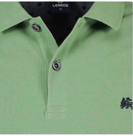 LERROS ΑΝΔΡΙΚΗ ΚΟΝΤΟΜΑΝΙΚΗ POLO ΜΠΛΟΥΖΑ 2523200-612 ΜΕΝΤΑ