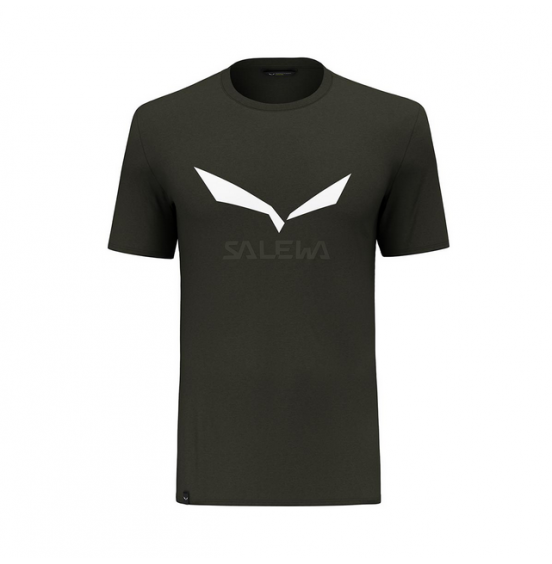 SALEWA M SOLIDLOGO DRY RELEASE T-SHIRT 27018-5286 DARK OLIVE MELANGE