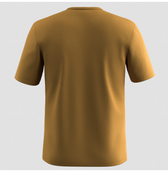 SALEWA M SOLIDLOGO DRY RELEASE T-SHIRT 27018-7020 GOLDEN BROWN