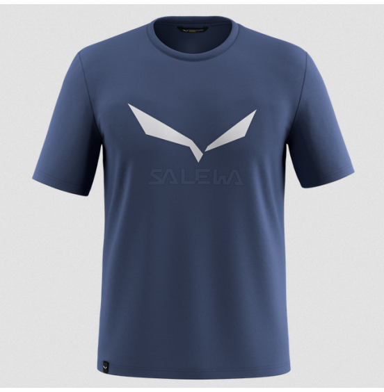 SALEWA M SOLIDLOGO DRY RELEASE T-SHIRT 27018-8670 DARK DENIM