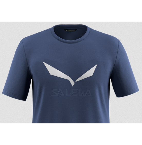 SALEWA M SOLIDLOGO DRY RELEASE T-SHIRT 27018-8670 DARK DENIM