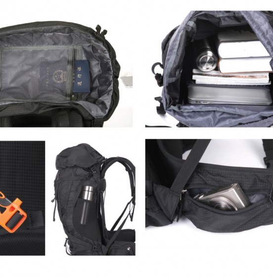 MAUI AND SONS ΣΑΚΙΔΙΟ 70L. NYLON 2713 BLACK