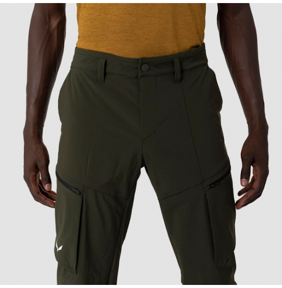 SALEWA M PUEZ DURASTRETCH CARGO PANT 28310-5280 DARK OLIVE
