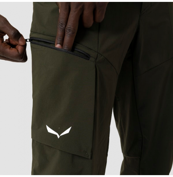 SALEWA M PUEZ DURASTRETCH CARGO PANT 28310-5280 DARK OLIVE